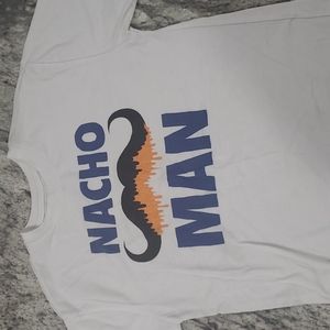 Boys Faded Glory Nacho Man Mustache Shirt